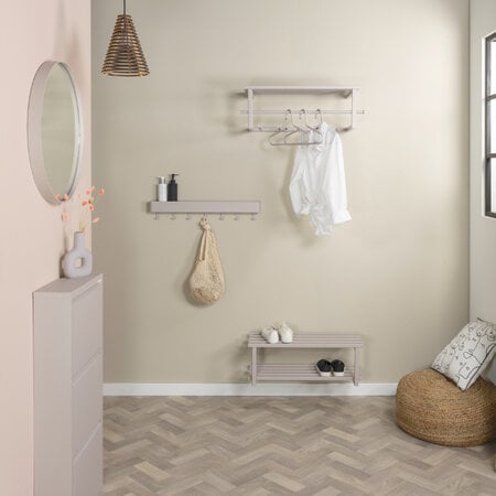BelaLuz Landelijke Trendy kapstok Marco Silky taupe