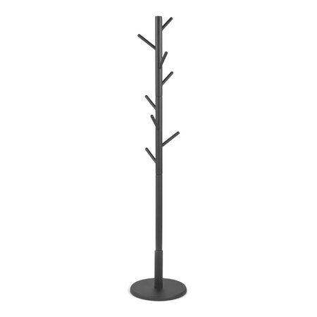 BelaLuz Moderne staande kapstok Bro zwart rubberhout