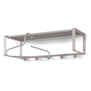 Kapstok Rex 2 Silky Taupe Staal