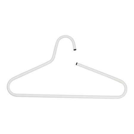 BelaLuz Moderne Kledinghangers Polo wit staal