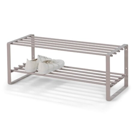 BelaLuz Moderne Schoenenrek Rex SR Silky taupe staal