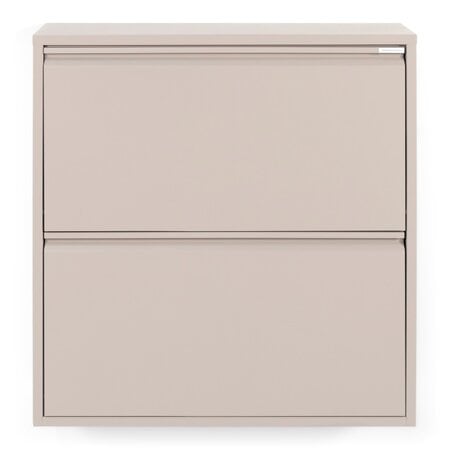 BelaLuz Retro Moderne Schoenenkast Billy 2 Silky taupe staal