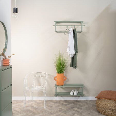 BelaLuz Retro Moderne Schoenenrek Rizzoli/Marco Dusty Green staal