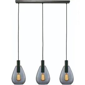 Hanglamp Dorato 3-lichts smoke