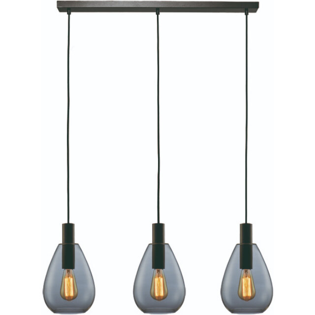 Hanglamp Dorato 3-lichts smoke