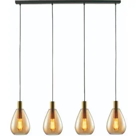 Hanglamp Dorato 4-lichts goud