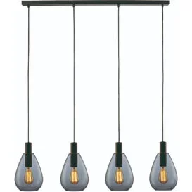 Hanglamp Dorato 4-lichts smoke