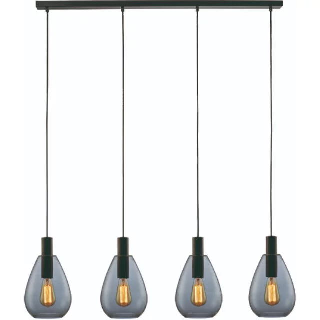 Hanglamp Dorato 4-lichts smoke