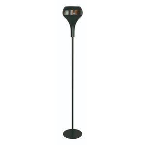 Freelight Industriële Vintage vloerlamp Canna 1-lichts zwart goud