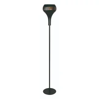 Vloerlamp Canna 1-lichts zwart/ goud