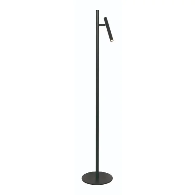 Vloerlamp Luogo 1-lichts zwart
