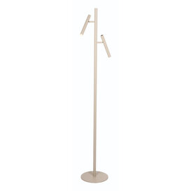 Vloerlamp Luogo 2-lichts Creme