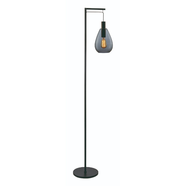 Vloerlamp Dorato 1-lichts Zwart