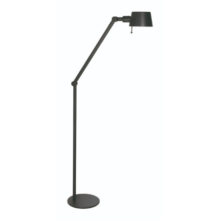 Freelight Moderne Industriële vloerlamp Sovrano 1-lichts zwart