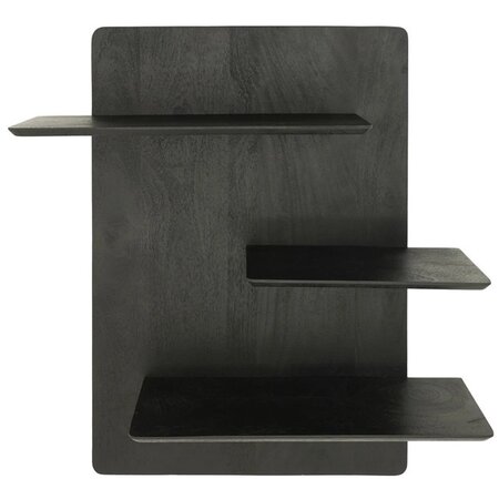 By-Boo Landelijke Scandinavische wandschap Seco 60 cm zwart