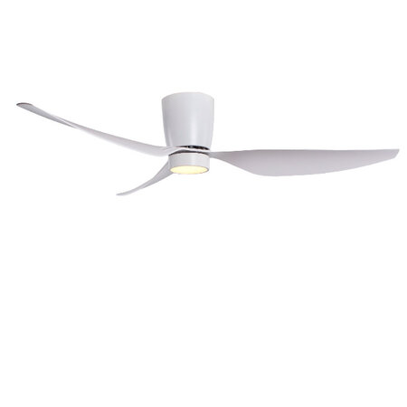 Freelight Moderne Plafondventilator Arioso 1-lichts wit