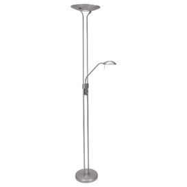 Vloerlamp Biron LED Staal