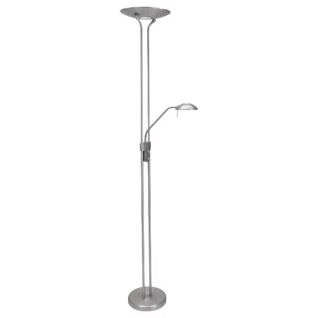 Vloerlamp Biron LED Staal