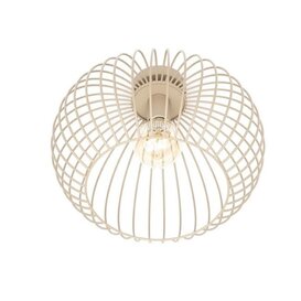 Plafondlamp Wire Ø40 cm mat zand