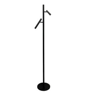 Leeslamp Luogo 2 lichts, dimbaar led, kleur zwart