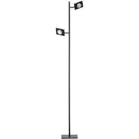 ETH Moderne vloerlamp Jake 2-lichts zwart