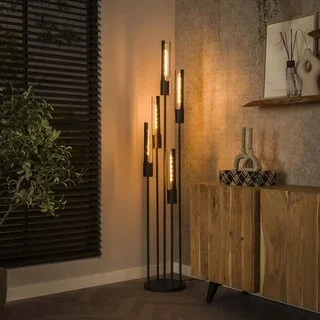 Vloerlamp Titan 5-lichts Charcoal
