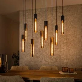 Hanglamp Titan 9-lichts Charcoal