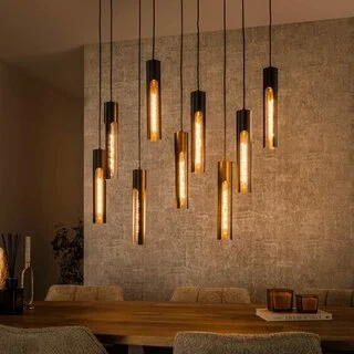 Hanglamp Titan 9-lichts Charcoal