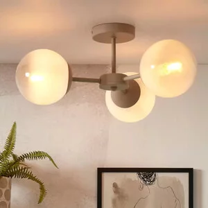it's about RoMi Modern Scandinavisch plafondlamp Aspen 3-lichts melkwit