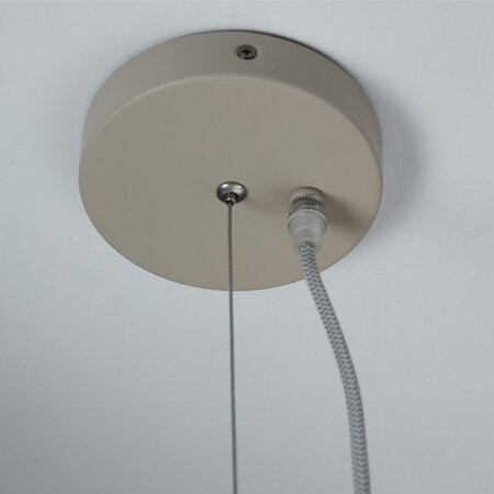 it's about RoMi Scandinavische hanglamp Bologna 4-lichts melkwit