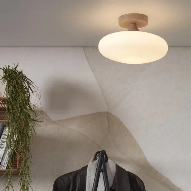 Plafonniere Sapporo S 1-lichts wit/zand
