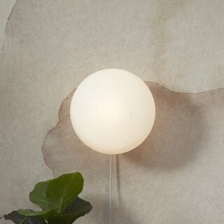 Wandlamp Sapporo S 1-lichts wit/zand