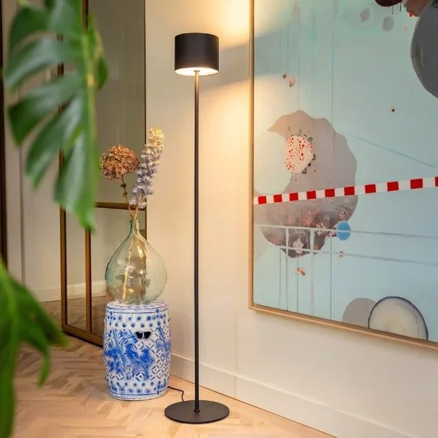 Vloerlamp Maverick 4-lichts zwart