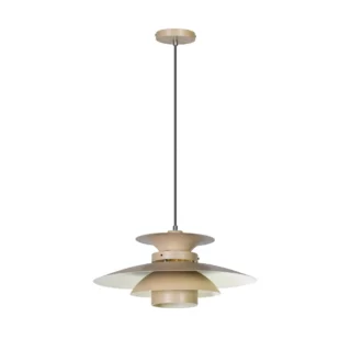 Hanglamp Potenza 1-lichts crème/zand