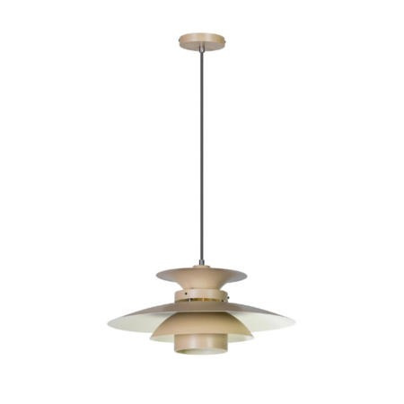 ETH Retro Scandinavisch hanglamp Potenza crème zand