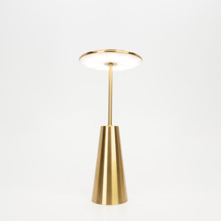 Stars of Light Moderne tafellamp Piccola 1-lichts mat goud oplaadbaar