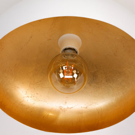Stars of Light Moderne Industriële plafondlamp Mogano 1-lichts wit goud