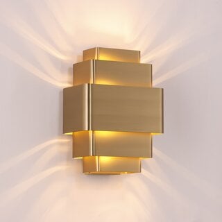 Wandlamp Layers 3-lichts goud