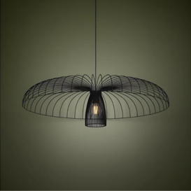 Hanglamp Champerico zwart 1-lichts Ø98,5 cm