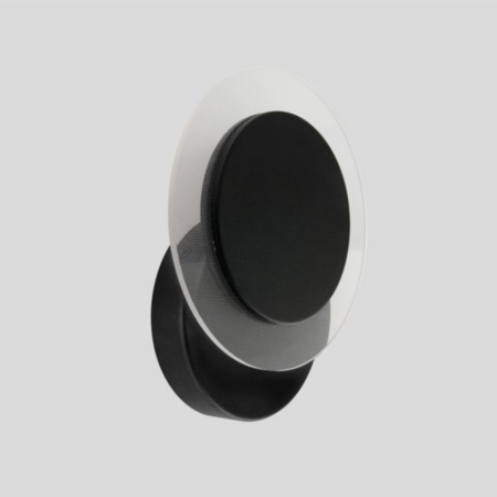 Steinhauer Moderne wandlamp Lido 1-lichts zwart dimbaar