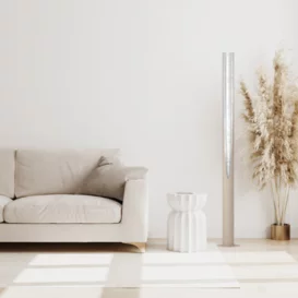 Vloerlamp Prebone 1-lichts zand zilver