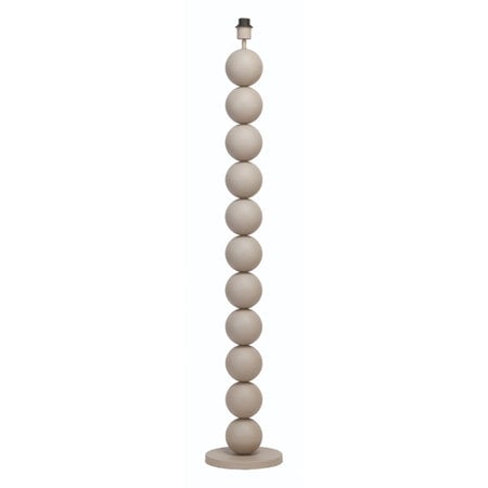 Freelight Moderne vloerlamp Onda (zonder kap) 1-lichts crème