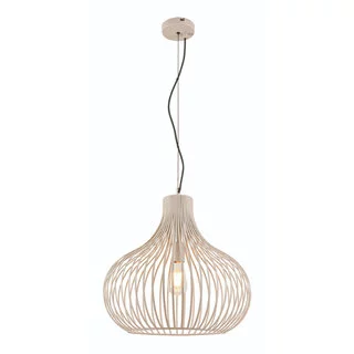 Hanglamp Aglio 1-lichts crème Ø48 cm