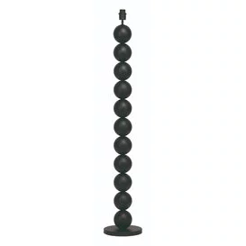 Vloerlamp Onda 1-lichts zwart (zonder kap)