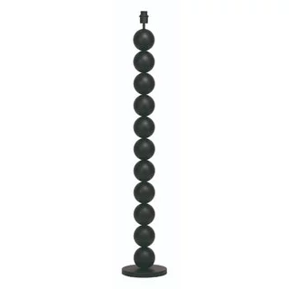Vloerlamp Onda 1-lichts zwart (zonder kap)