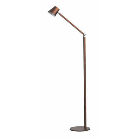 Freelight Moderne Industriële vloerlamp Triëste 1-lichts koper