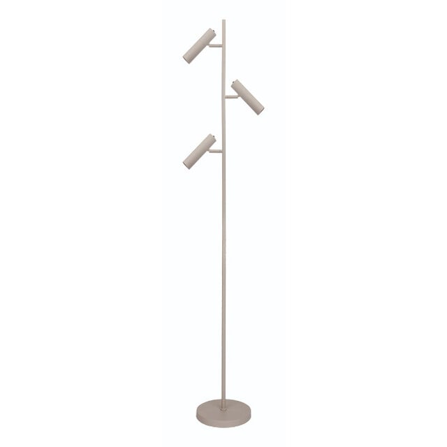 Vloerlamp Undici 3-lichts Crème