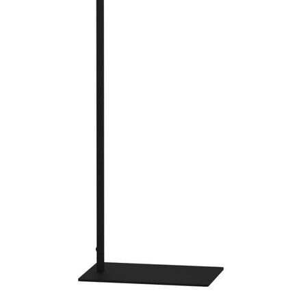 Stars of Light Moderne Industriële vloerlamp Arangona 1-lichts zwart met mat glas