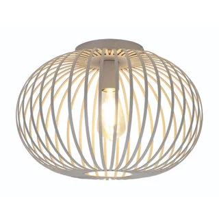 Plafondlamp Aglio 1-lichts crème 40 cm