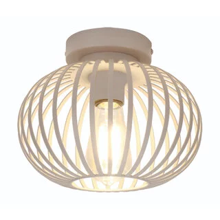 Plafondlamp Aglio 1-lichts crème 25cm